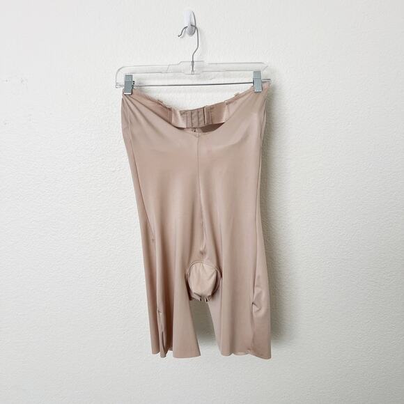 [SPANX] Beige Suit Your Fancy Strapless Cupped Mid Thigh Bodysuit Shapewear XL - Picture 4 of 13